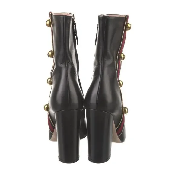 ❤️Gucci Interlocking G Logo Leather Boots❤️ - Picture 4 of 5